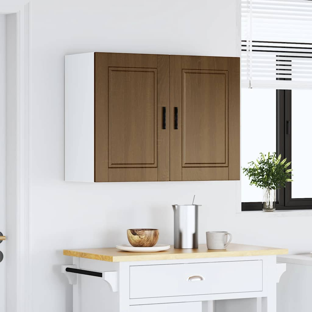 vidaXL Kitchen Wall Cabinet Porto Brown Oak Engineered Wood