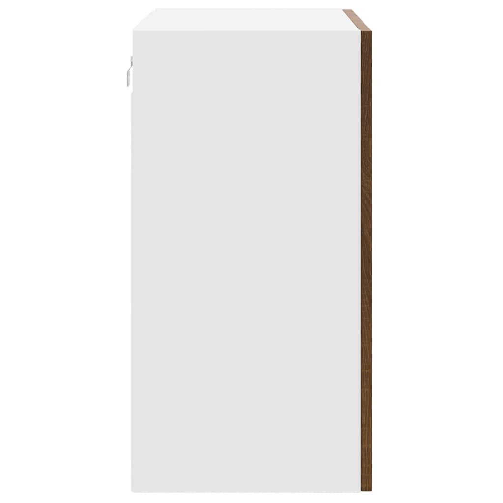 Kitchen Wall Cabinet "Porto" Brown Oak Engineered Wood