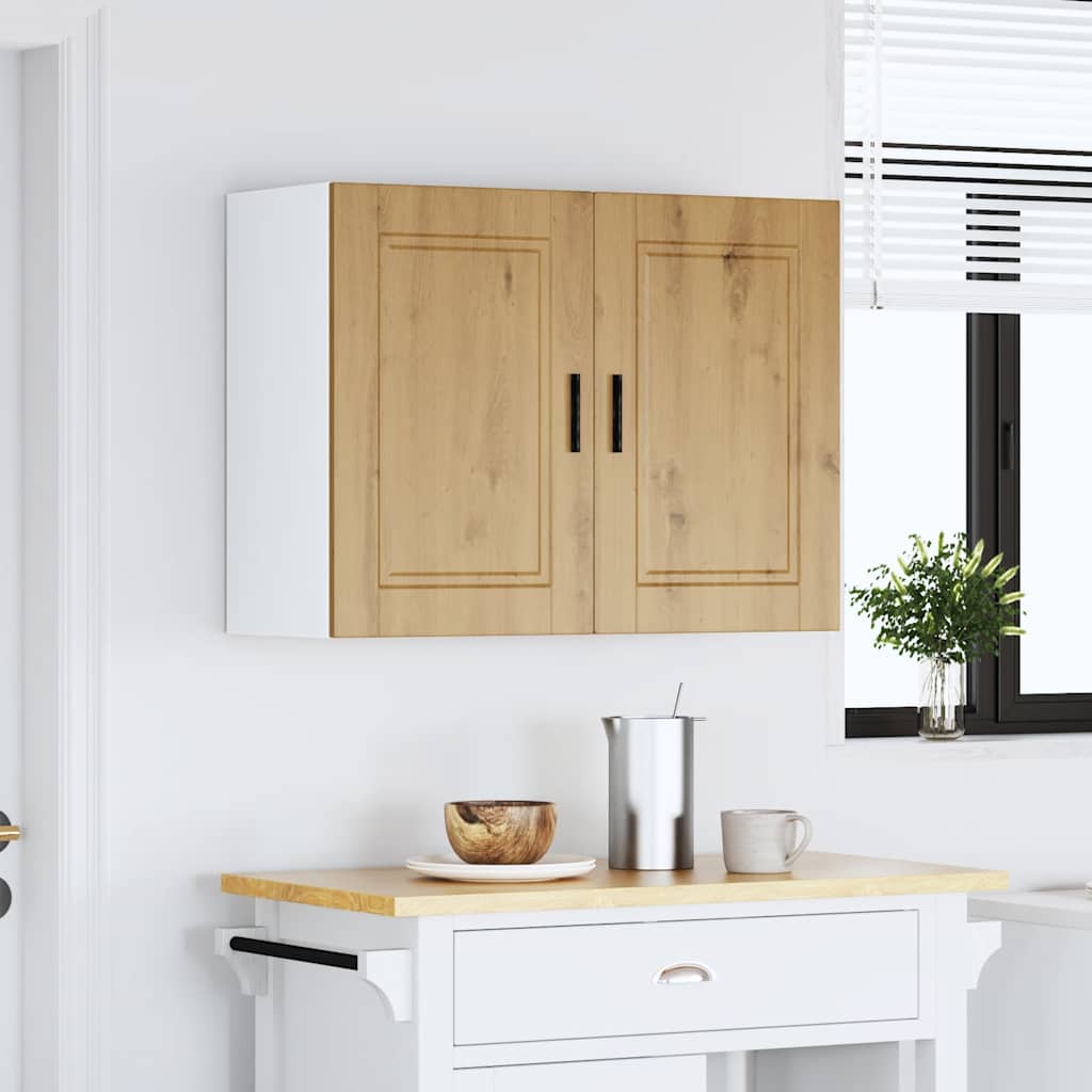 Kitchen Wall Cabinet "Porto" Artisan Oak Engineered Wood