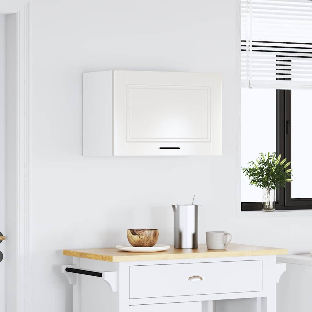 Kitchen Wall Cabinet Porto High Gloss White Engineered Wood