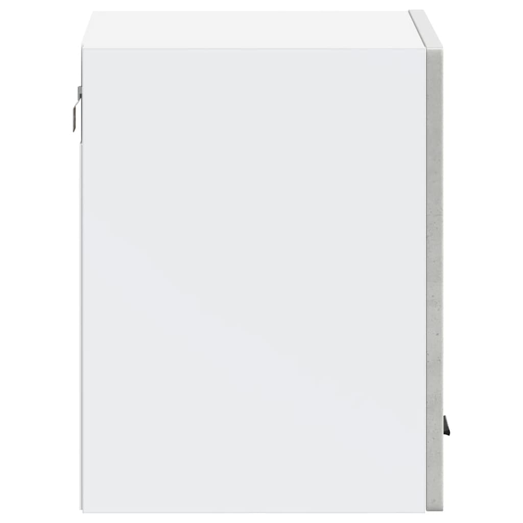 Kitchen Wall Cabinet "Porto" Concrete Grey Engineered Wood