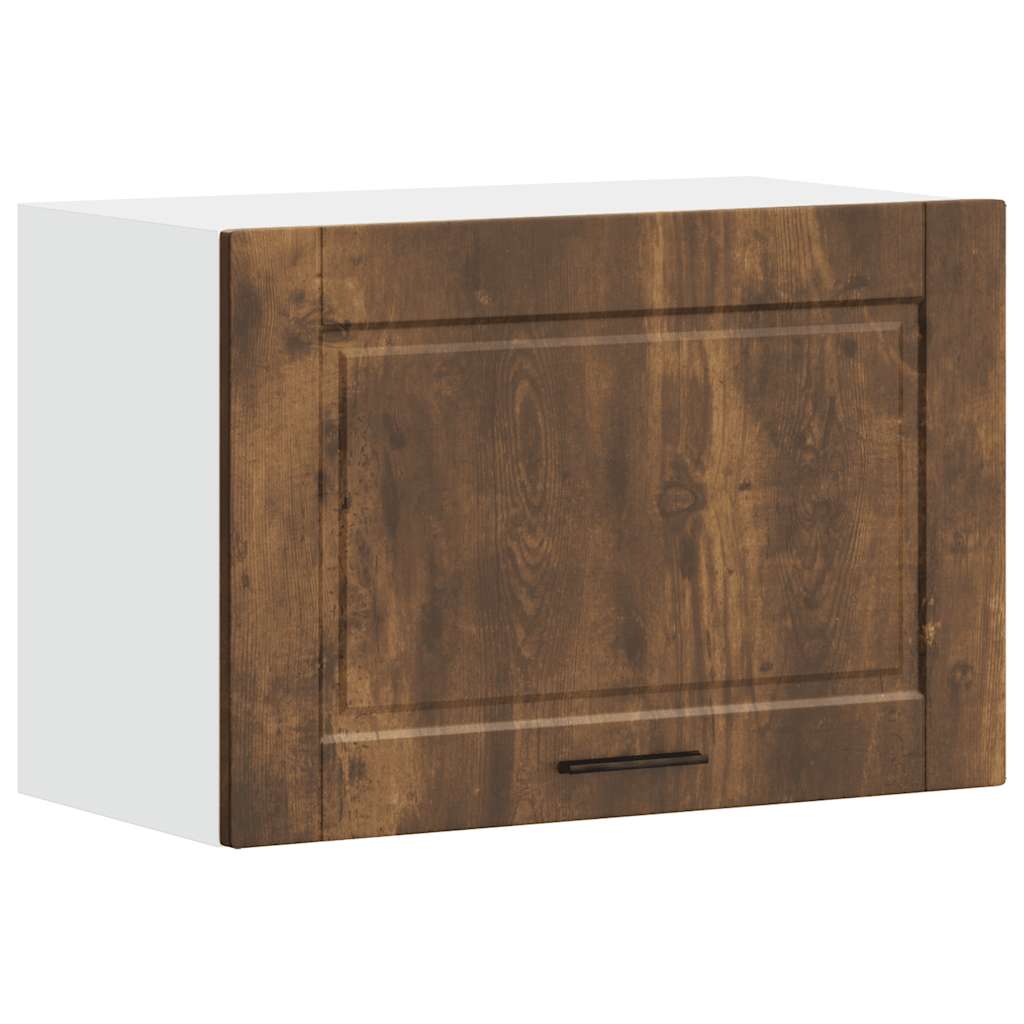 Kitchen Wall Cabinet "Porto" Smoked Oak Engineered Wood