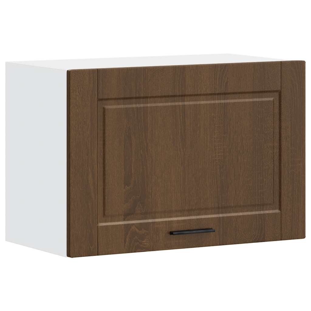 Kitchen Wall Cabinet "Porto" Brown Oak Engineered Wood