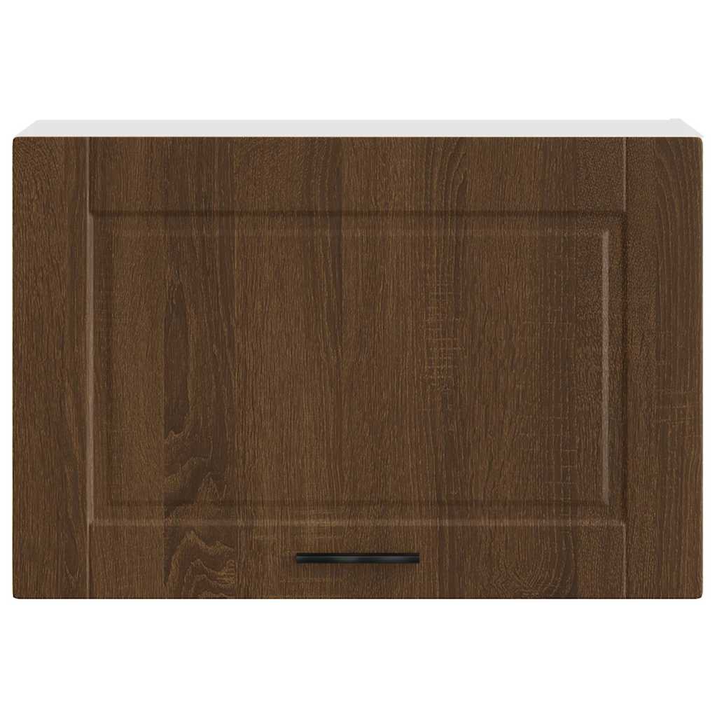 Kitchen Wall Cabinet "Porto" Brown Oak Engineered Wood