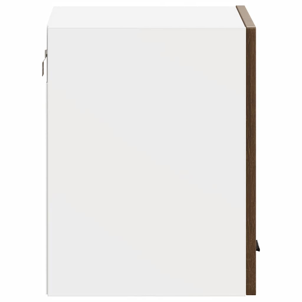 Kitchen Wall Cabinet Porto Brown Oak Engineered Wood