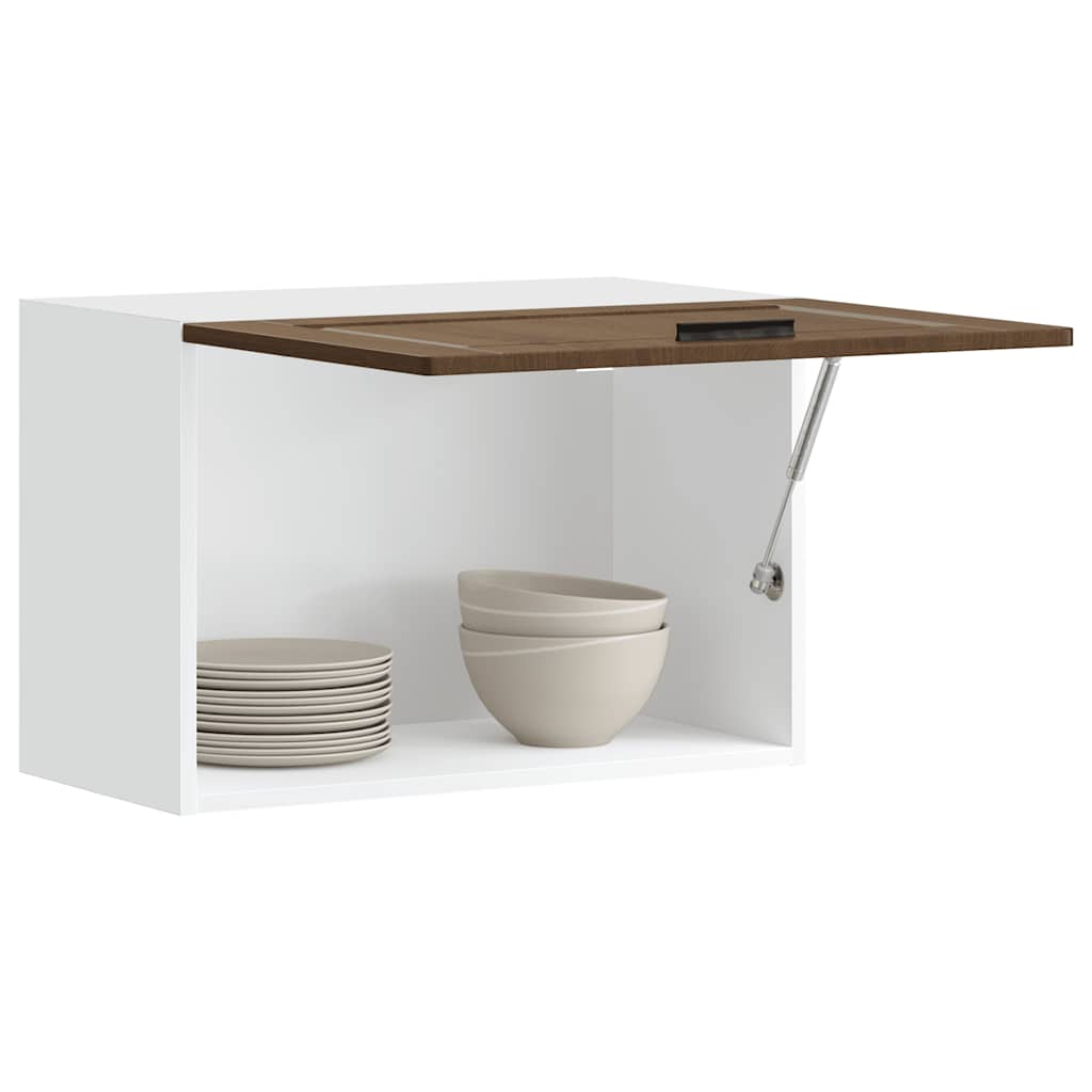Kitchen Wall Cabinet "Porto" Brown Oak Engineered Wood