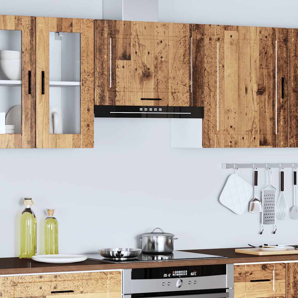 Kitchen Wall Cabinet "Porto" Old Wood Engineered Wood