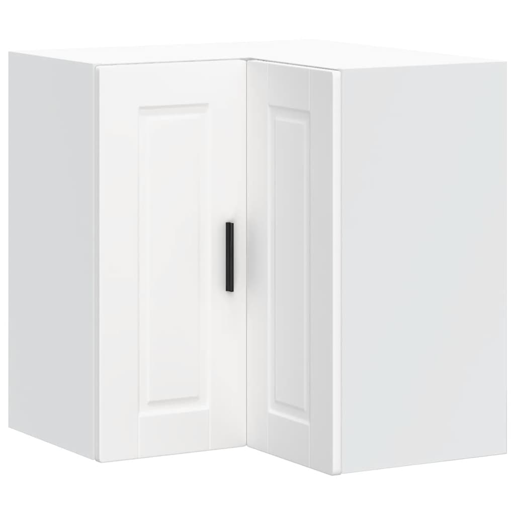 Kitchen Wall Corner Cabinet "Porto" White Engineered Wood