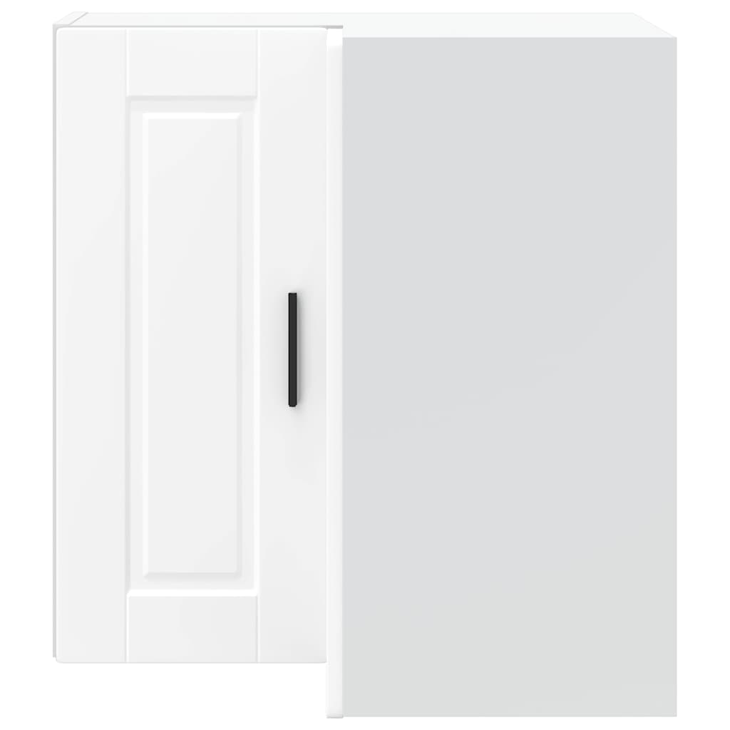 Kitchen Wall Corner Cabinet "Porto" White Engineered Wood