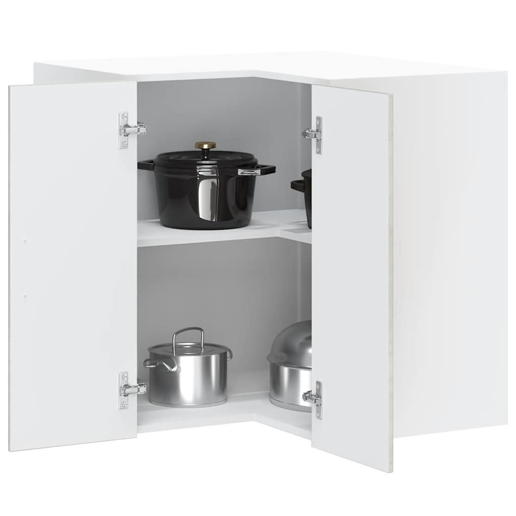 Kitchen Wall Corner Cabinet "Porto" Concrete Grey