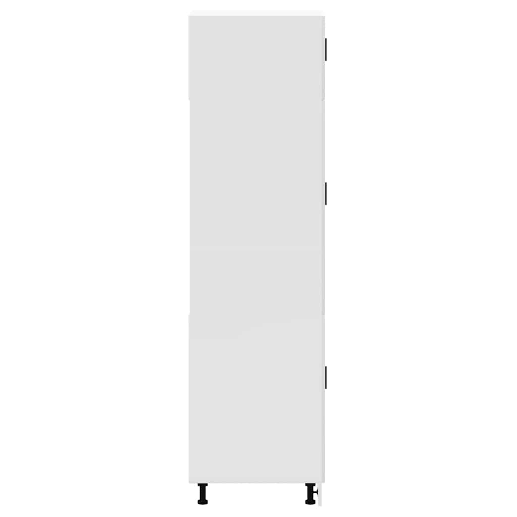 Kitchen Cupboard "Porto" High Gloss White Engineered Wood