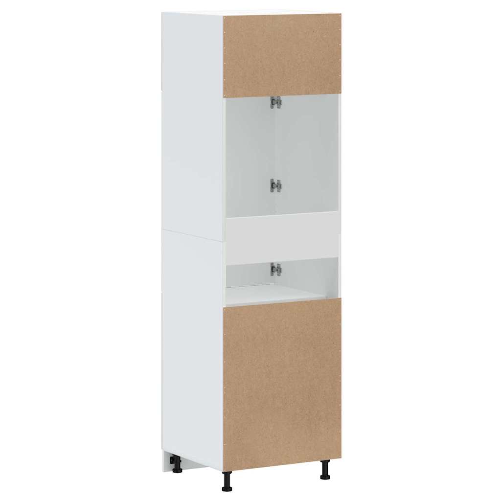 Kitchen Cupboard "Porto" High Gloss White Engineered Wood