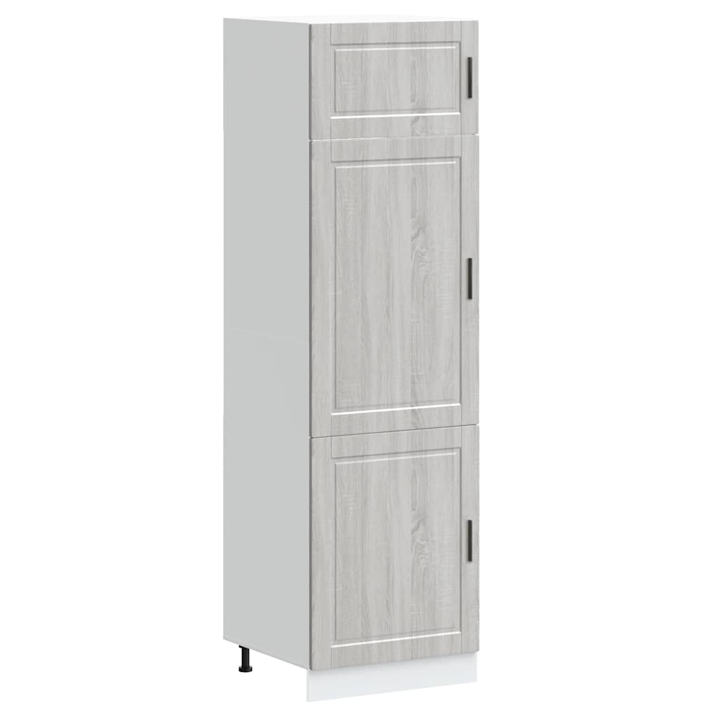 Kitchen Cupboard "Porto" Grey Sonoma Engineered Wood