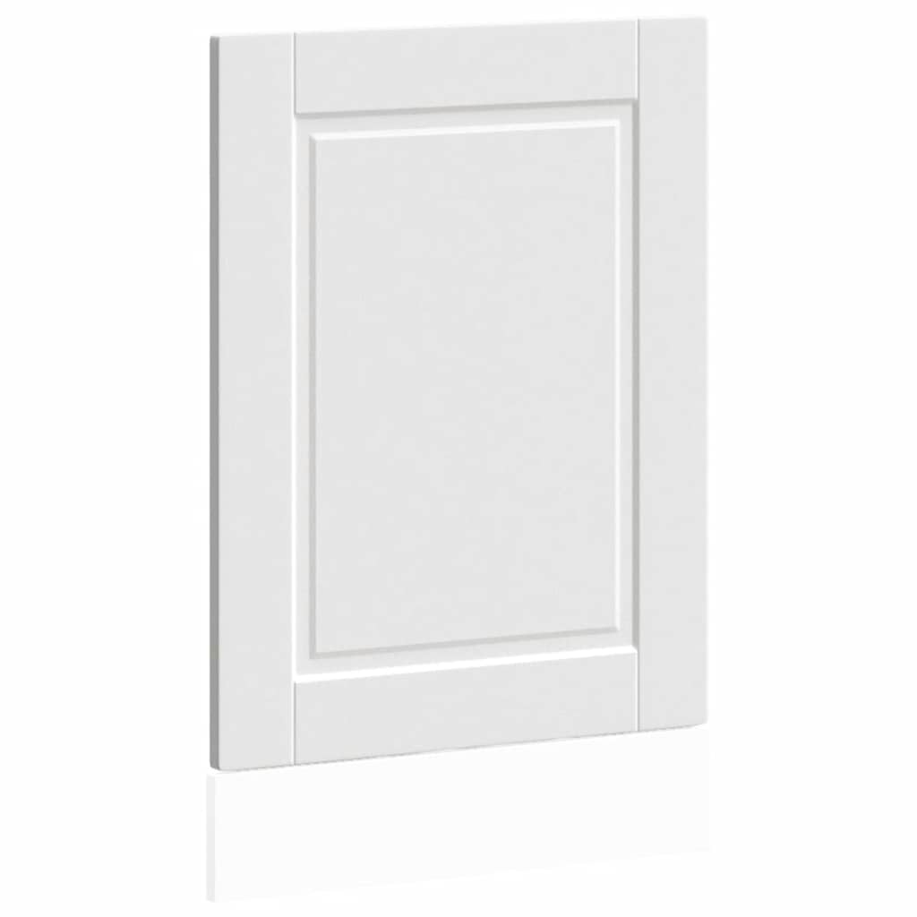 Dishwasher Panel "Porto" White 45x1,5x57 cm Engineered Wood