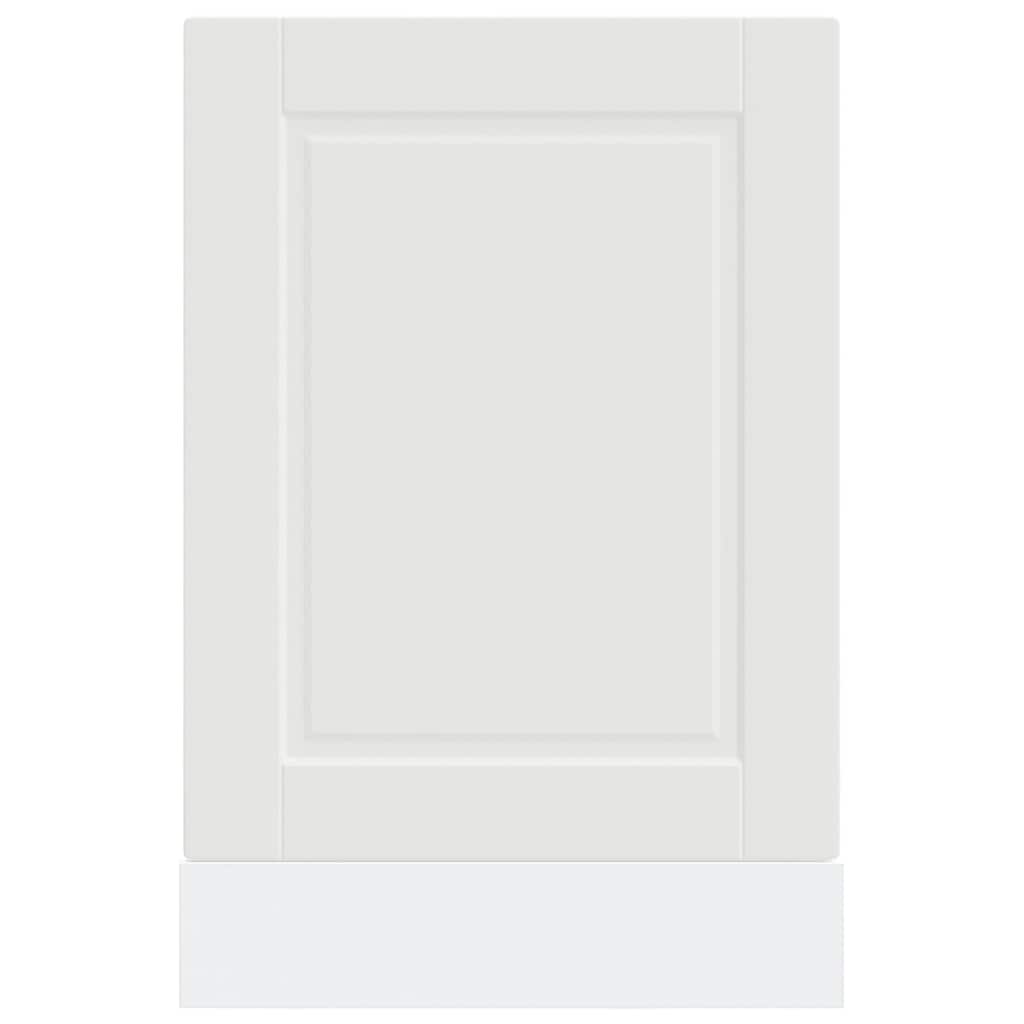 Dishwasher Panel "Porto" White 45x1,5x57 cm Engineered Wood