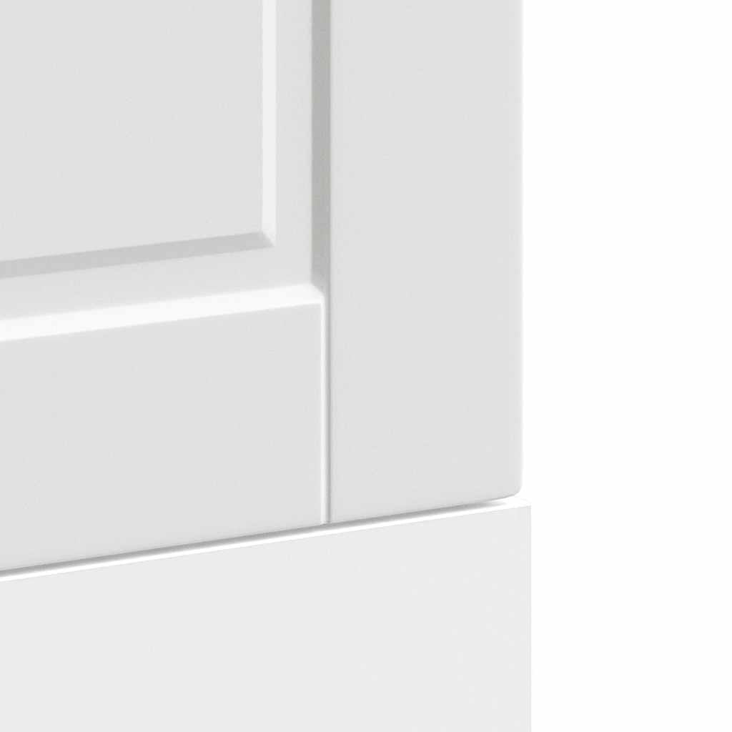 Dishwasher Panel "Porto" White 45x1,5x57 cm Engineered Wood