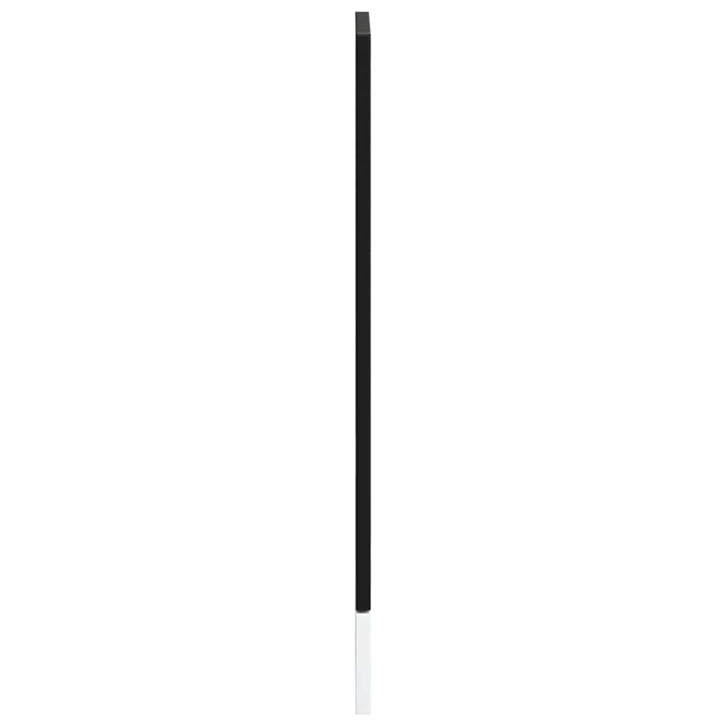 Dishwasher Panel "Porto" Black 45x1,5x57 cm Engineered Wood