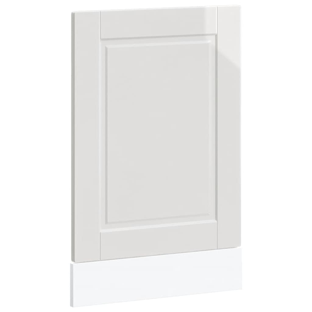 Dishwasher Panel "Porto" High Gloss White 45x1.5x57 cm