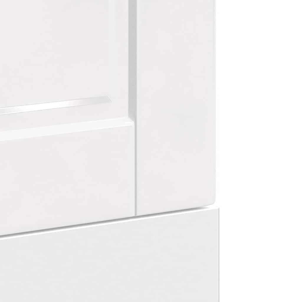 Dishwasher Panel "Porto" High Gloss White 45x1.5x57 cm