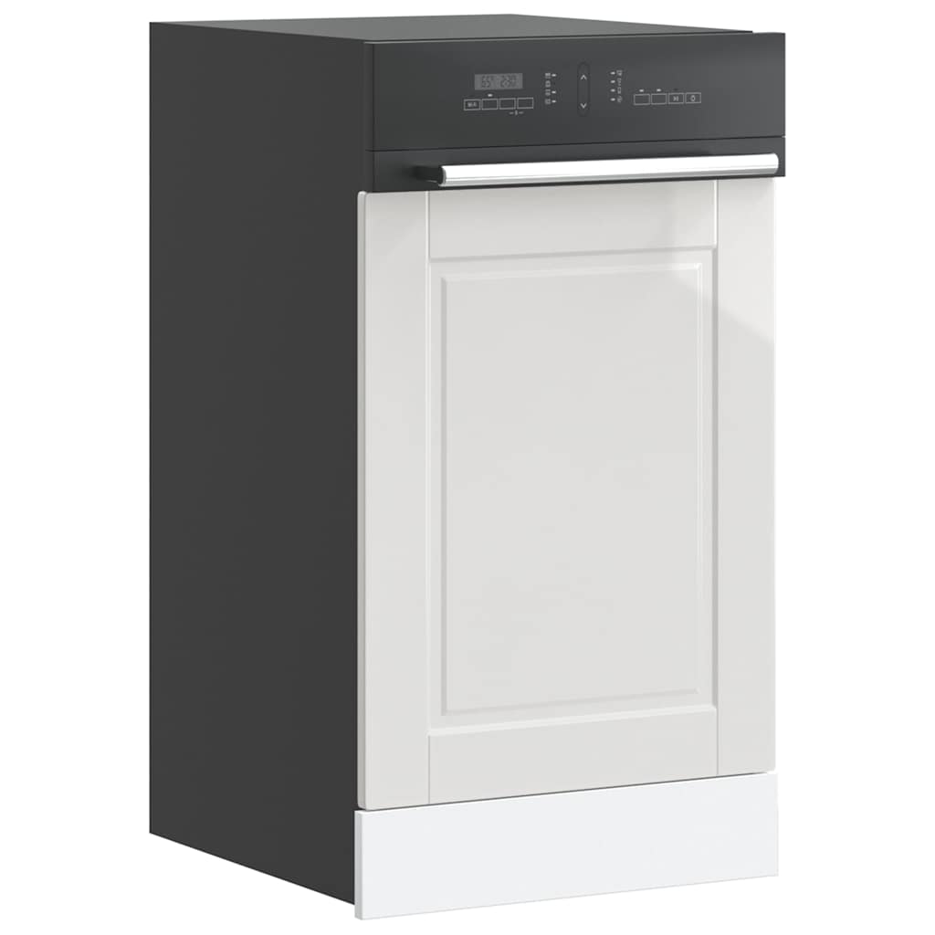 Dishwasher Panel Porto High Gloss White 45x1,5x57 cm Engineered Wood