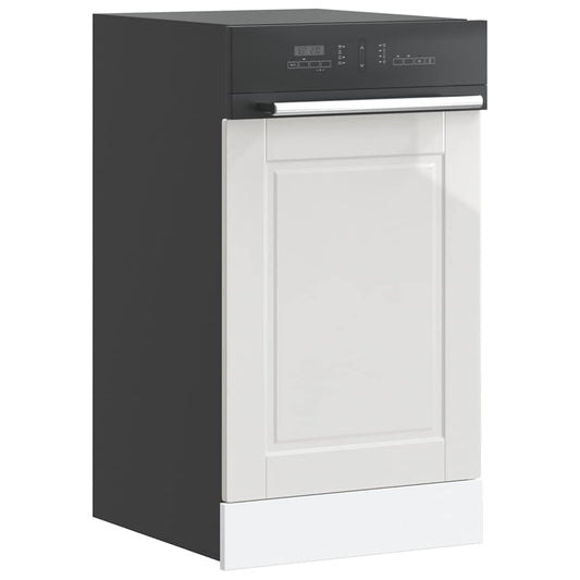 Dishwasher Panel Porto High Gloss White 45x1,5x57 cm Engineered Wood