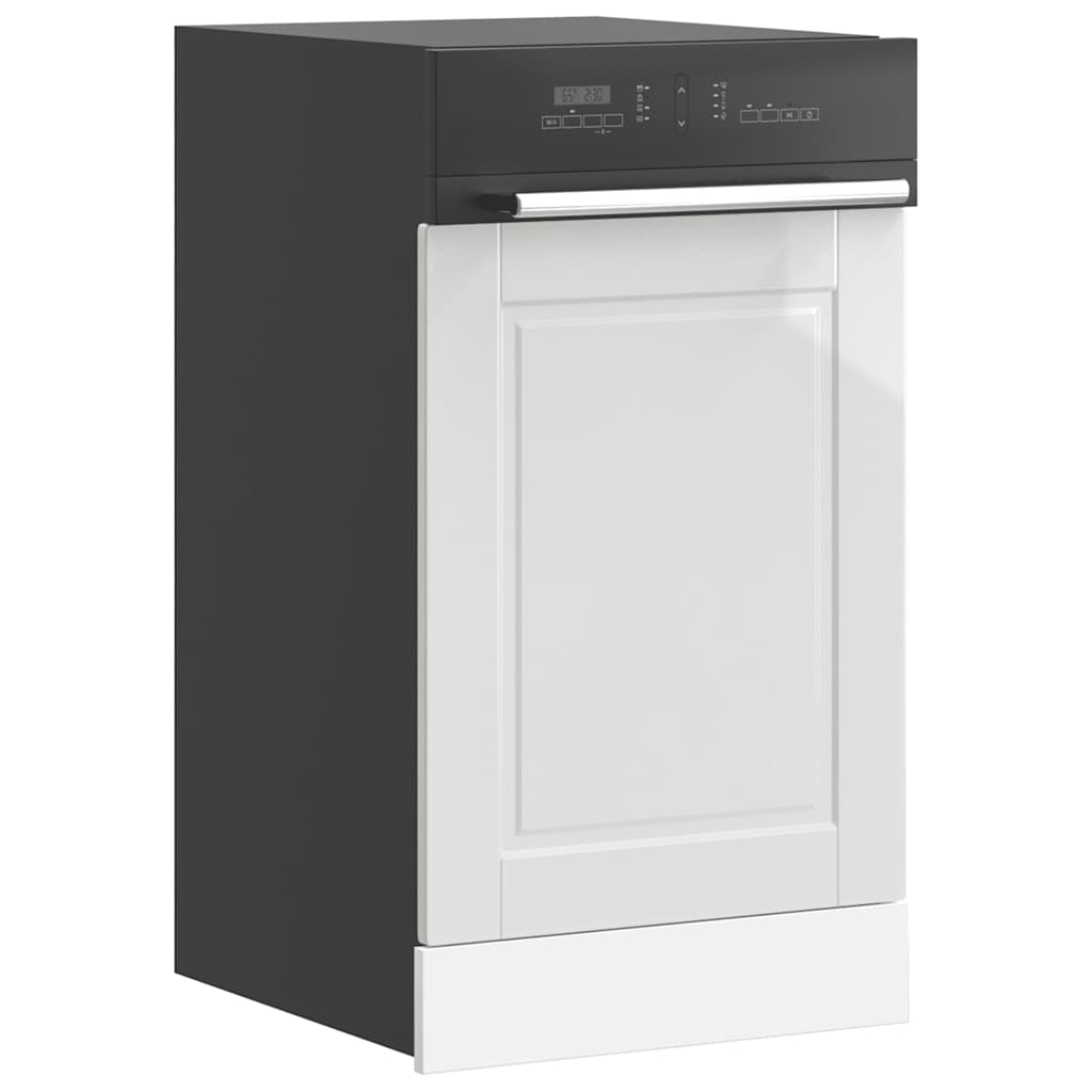 Dishwasher Panel "Porto" High Gloss White 45x1.5x57 cm