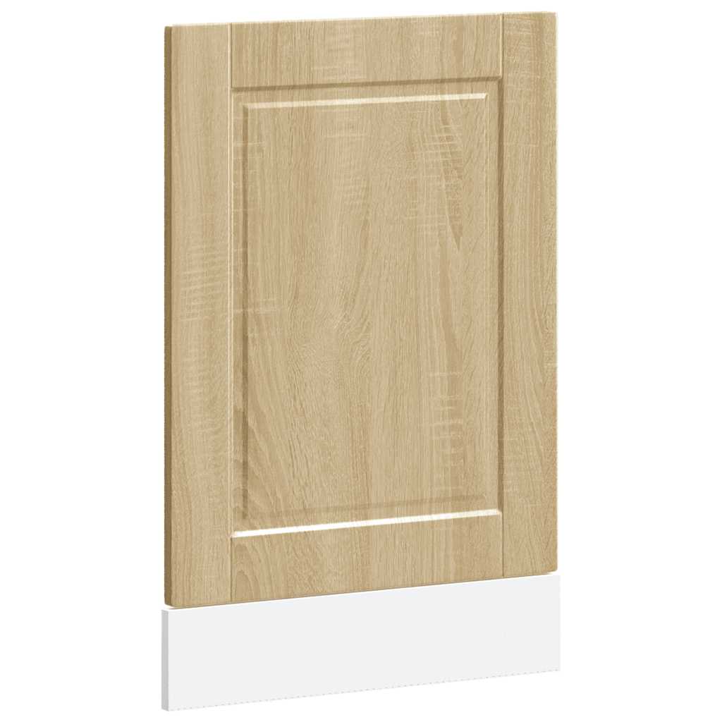 vidaXL Dishwasher Panel Porto Sonoma Oak 45x1,5x67 cm Engineered Wood