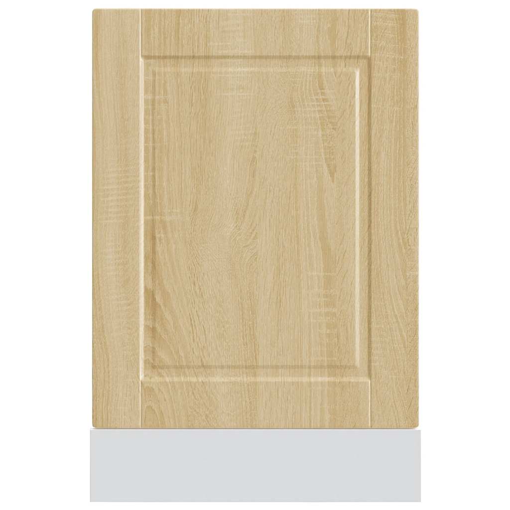 vidaXL Dishwasher Panel Porto Sonoma Oak 45x1,5x67 cm Engineered Wood