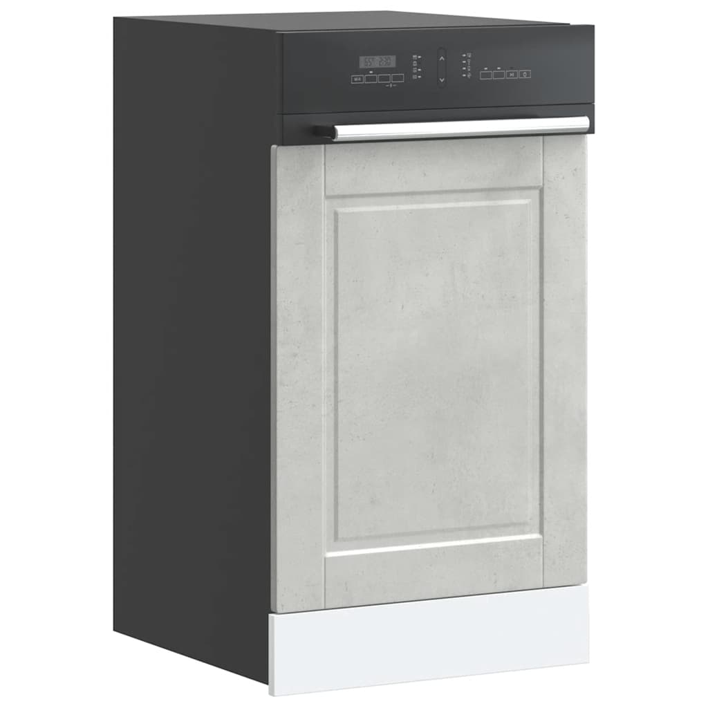 Dishwasher Panel "Porto" Concrete Grey 45x1.5x57 cm