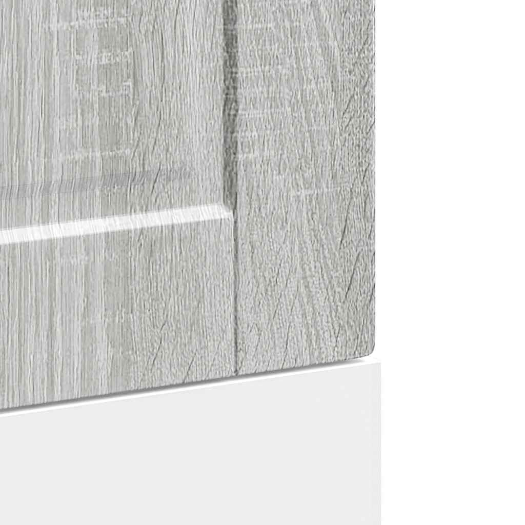 Dishwasher Panel Porto Grey Sonoma 45x1,5x57 cm Engineered Wood