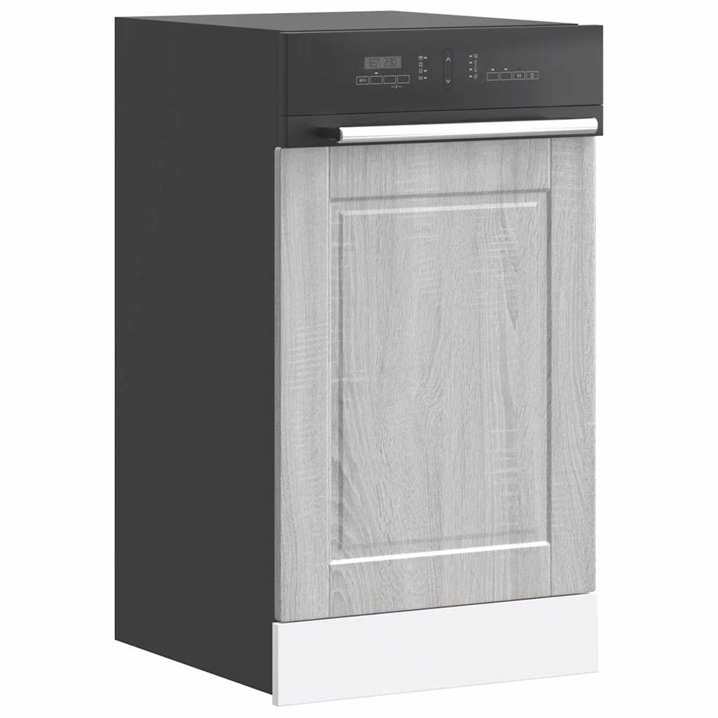 Dishwasher Panel Porto Grey Sonoma 45x1,5x57 cm Engineered Wood