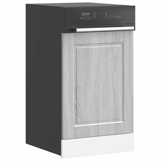 Dishwasher Panel Porto Grey Sonoma 45x1,5x57 cm Engineered Wood