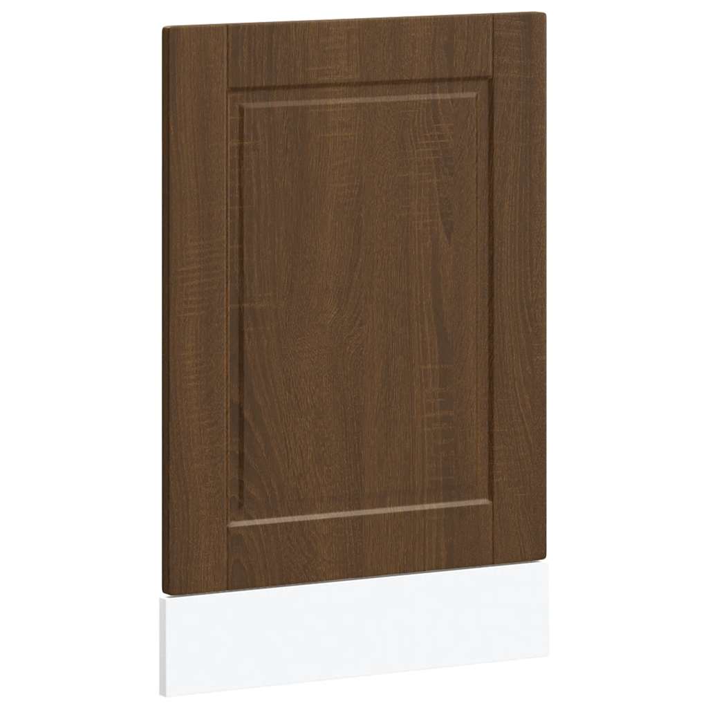 Dishwasher Panel Porto Brown Oak 45x1,5x57 cm Engineered Wood
