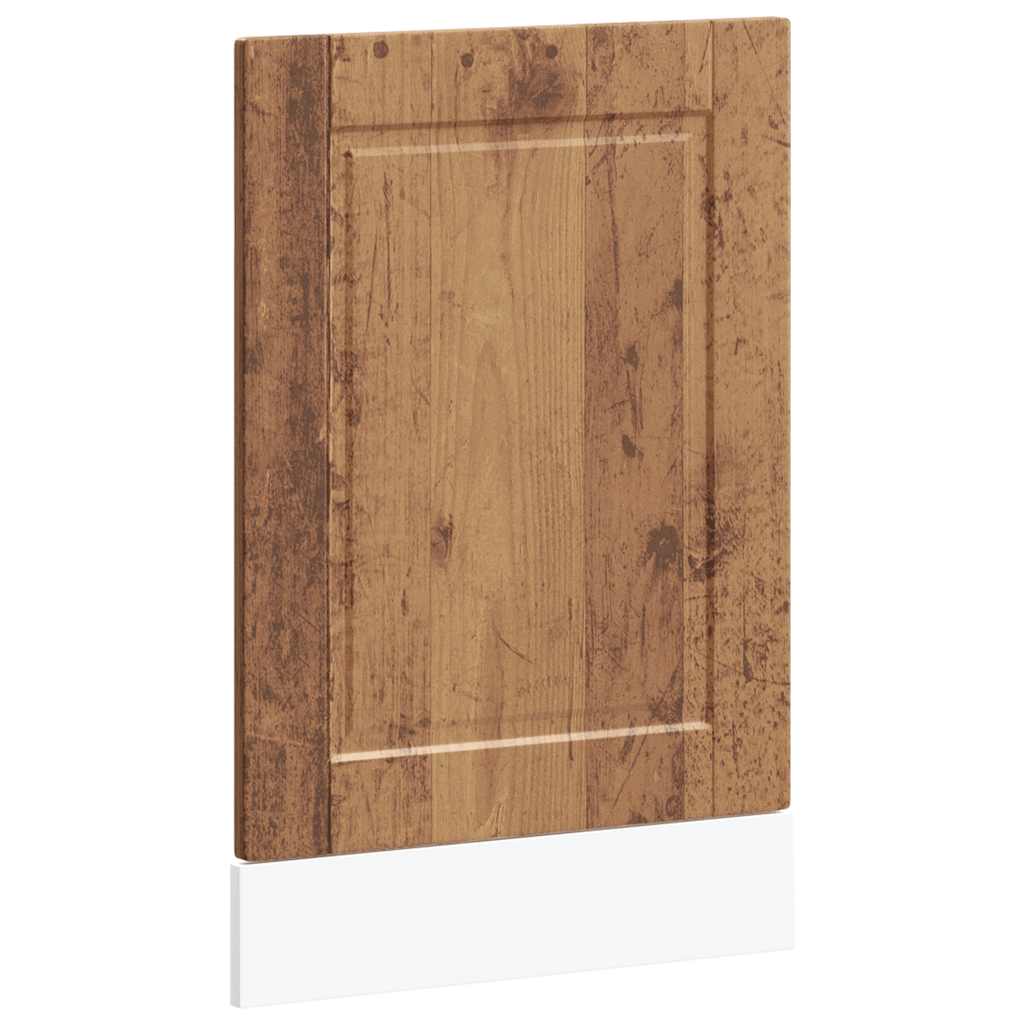 Dishwasher Panel "Porto" Old Wood 45x1,5x57 cm Engineered Wood