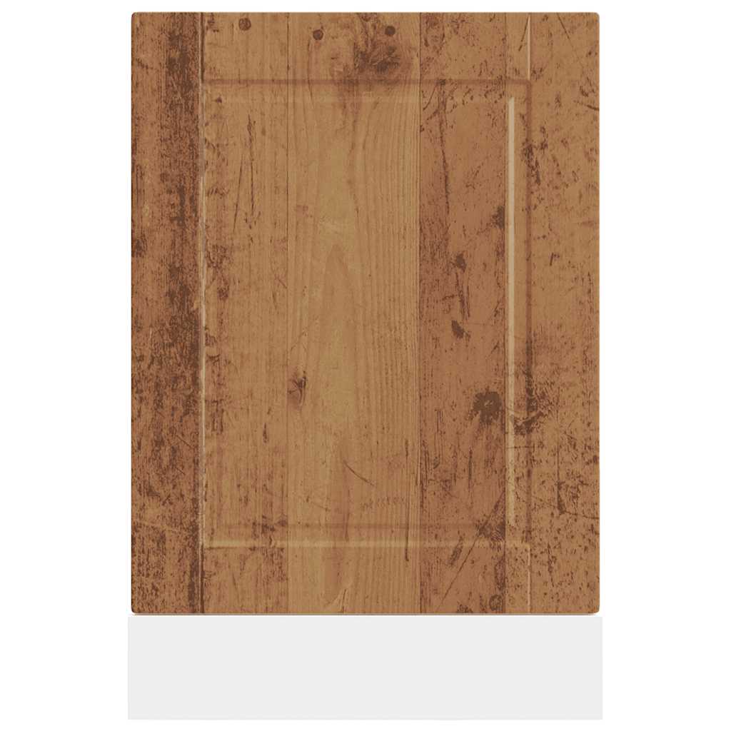 Dishwasher Panel "Porto" Old Wood 45x1,5x57 cm Engineered Wood