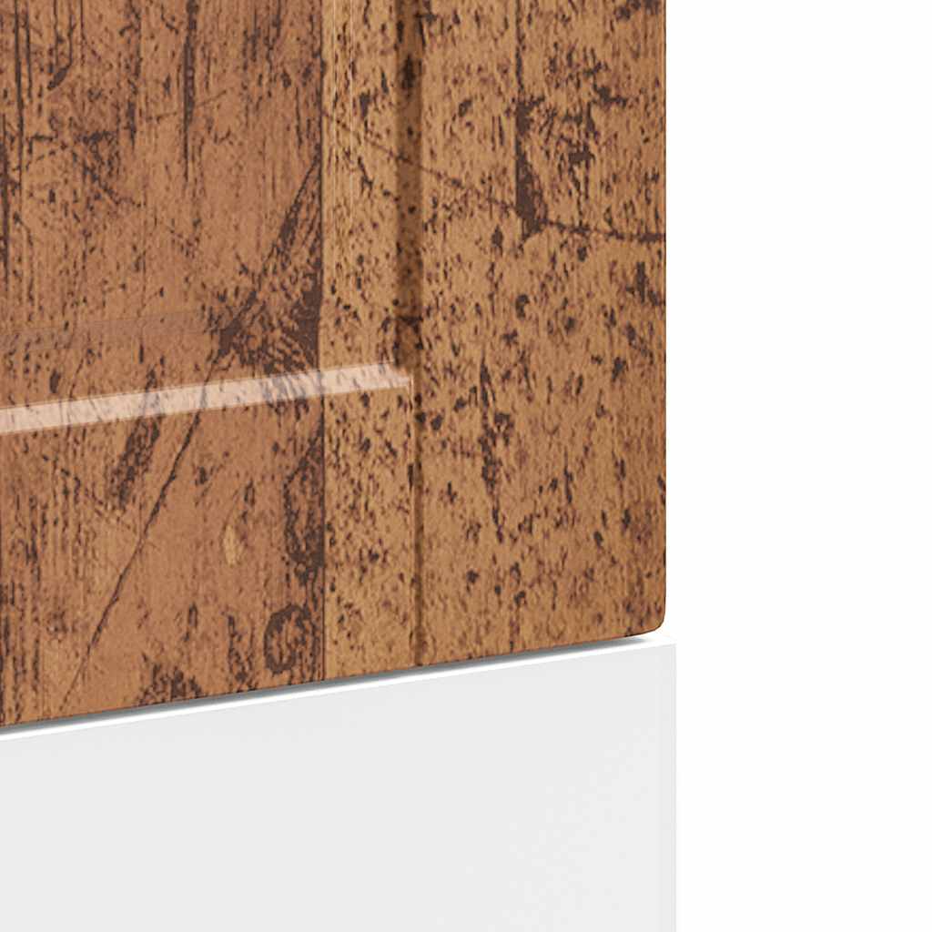 Dishwasher Panel "Porto" Old Wood 45x1,5x57 cm Engineered Wood