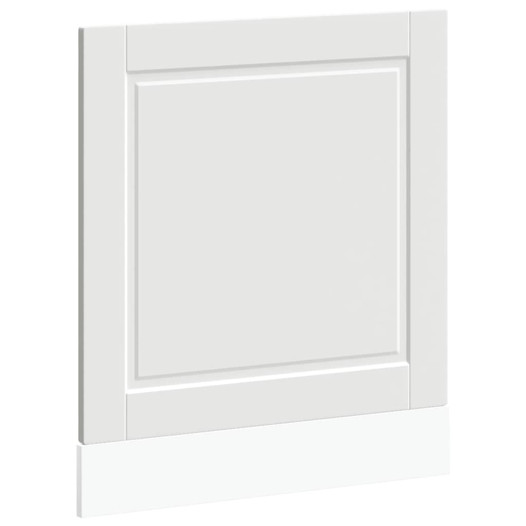 Dishwasher Panel "Porto" White 60x1,5x57 cm Engineered Wood