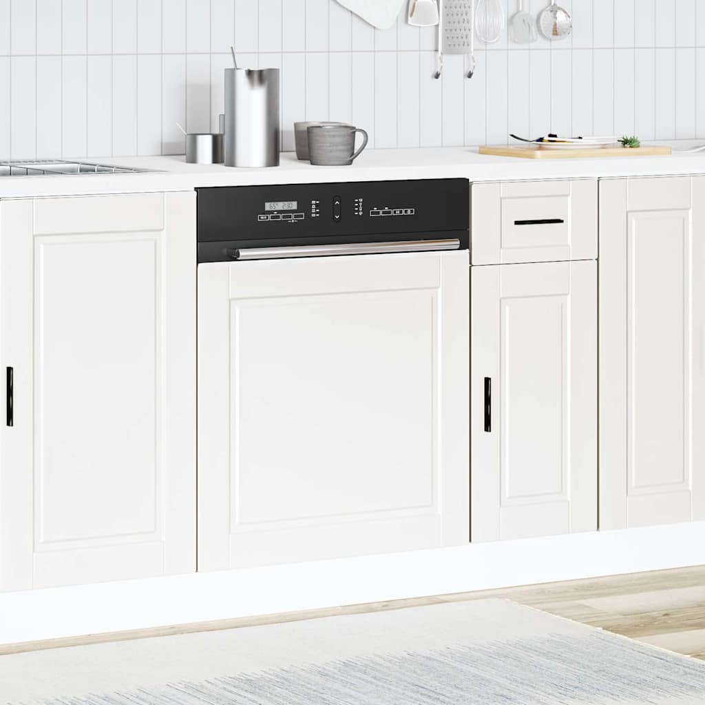 Dishwasher Panel Porto White 60x1.5x57 cm Engineered Wood