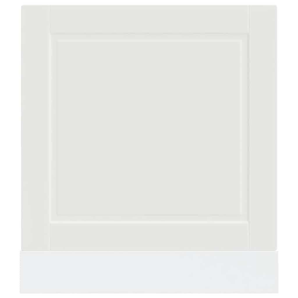 Dishwasher Panel "Porto" White 60x1,5x57 cm Engineered Wood