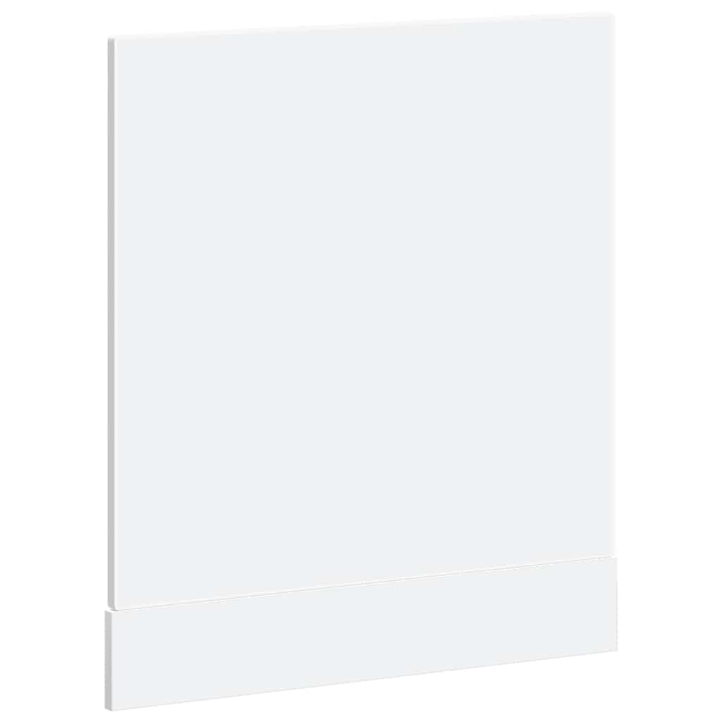 Dishwasher Panel "Porto" White 60x1,5x57 cm Engineered Wood