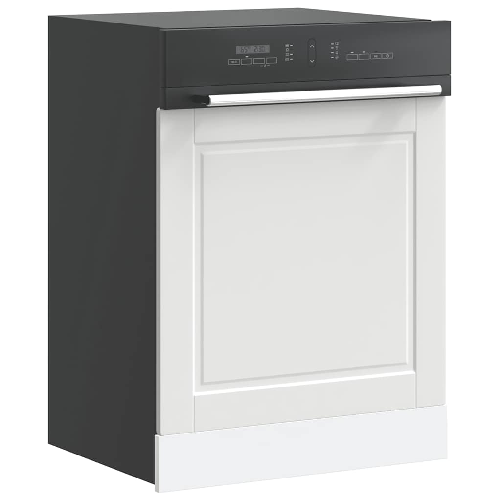 Dishwasher Panel "Porto" White 60x1,5x57 cm Engineered Wood