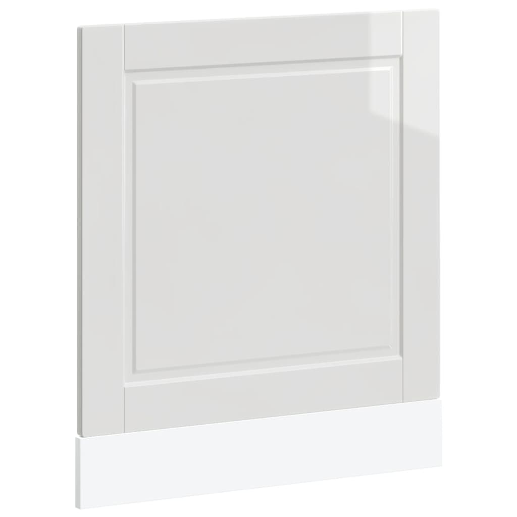 Dishwasher Panel "Porto" High Gloss White 60x1.5x57 cm