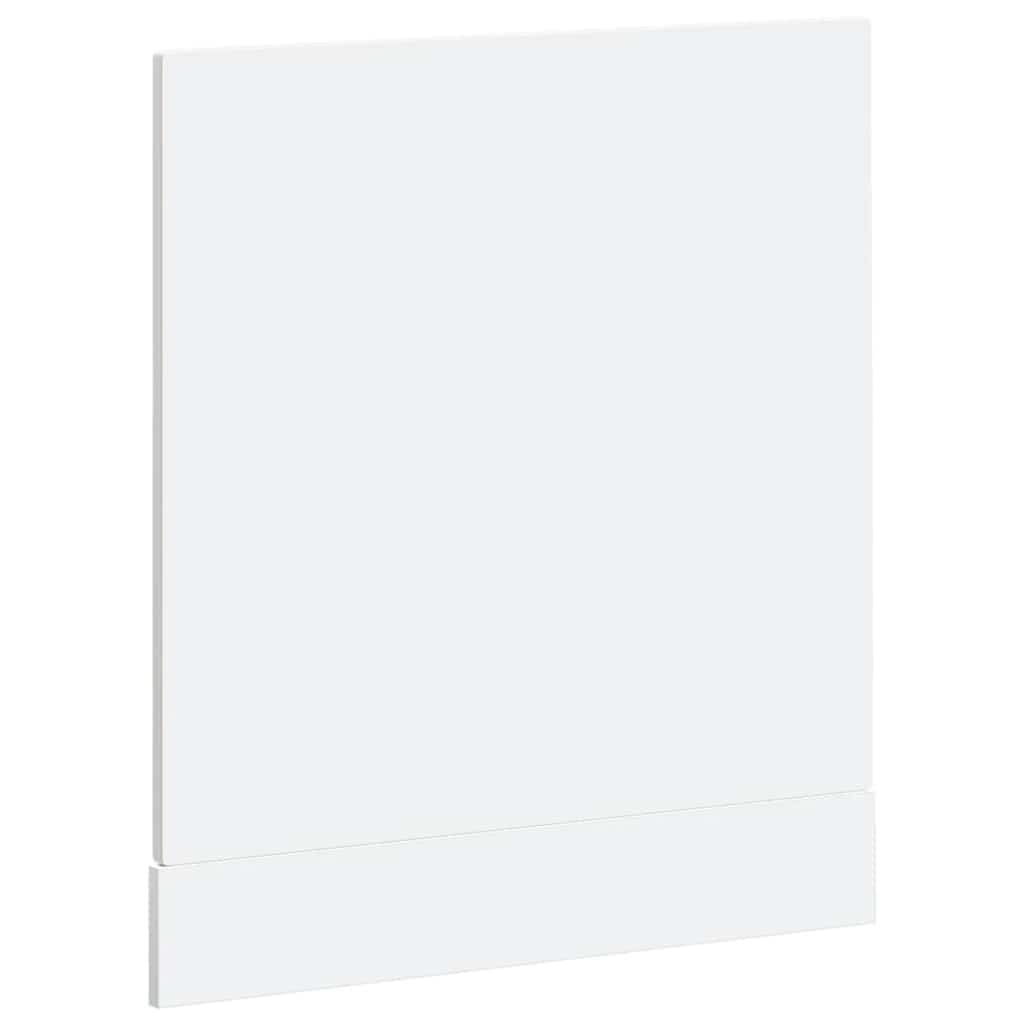 Dishwasher Panel "Porto" High Gloss White 60x1.5x57 cm