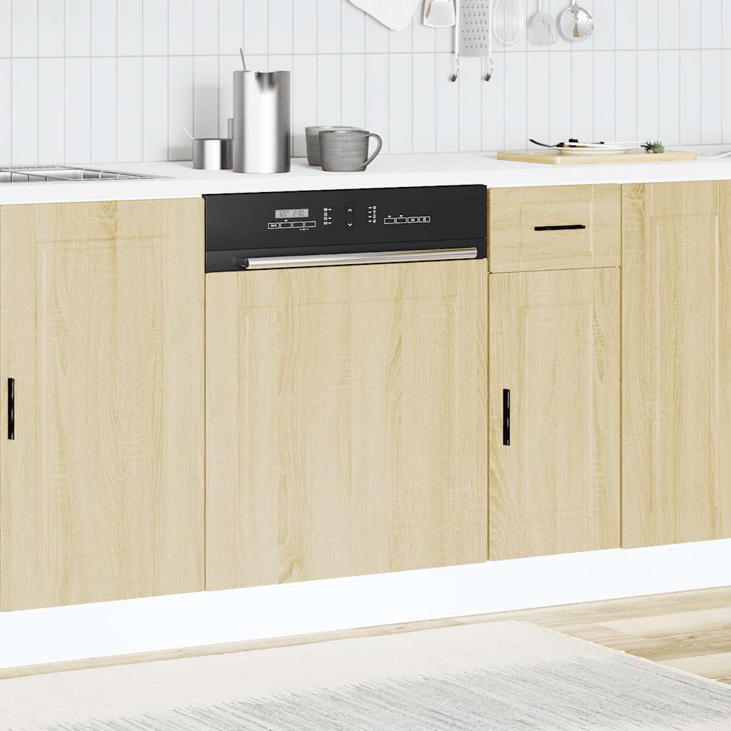 Dishwasher Panel Porto Sonoma Oak 60x1.5x57 cm Engineered Wood