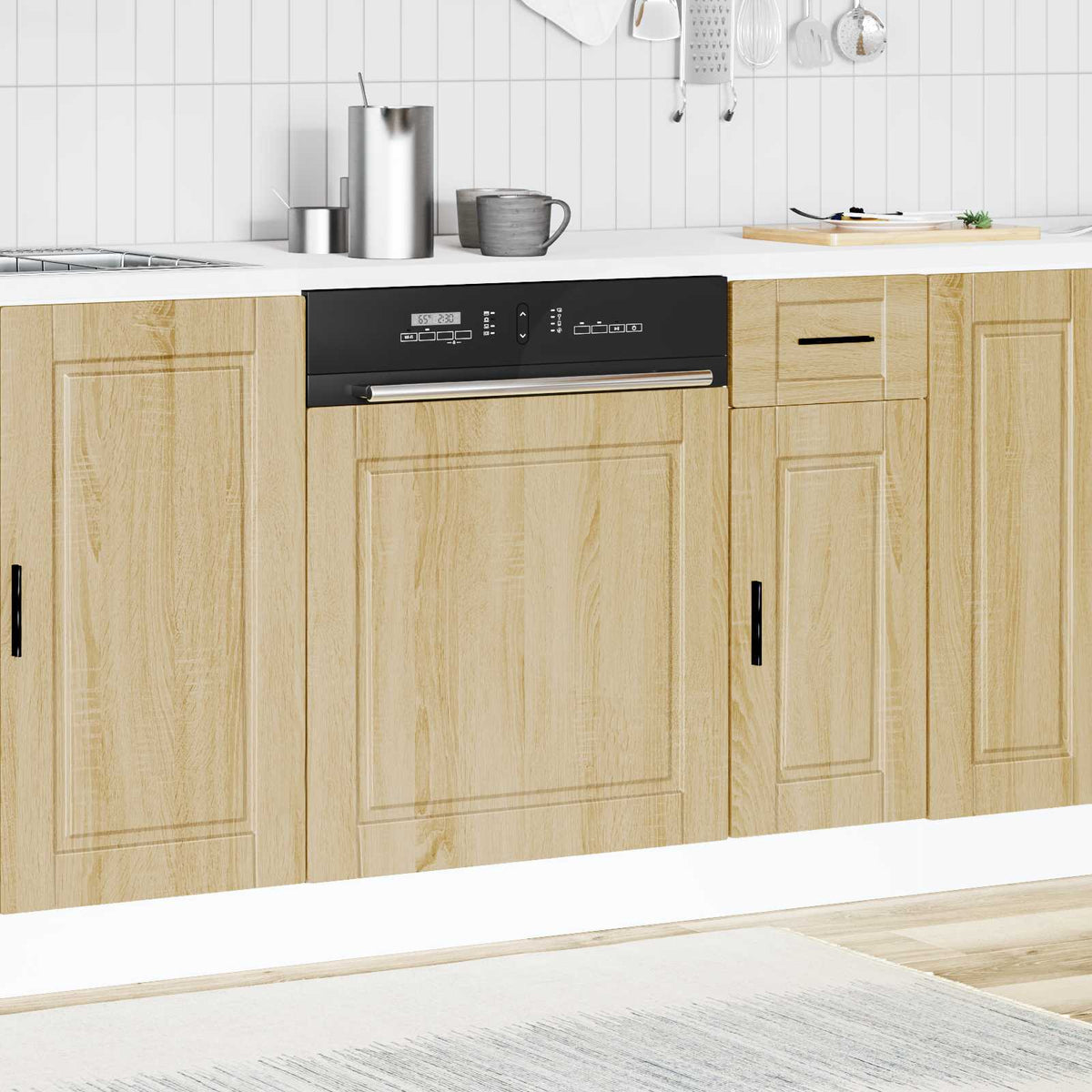 Dishwasher Panel "Porto" Sonoma Oak 60x1,5x57 cm Engineered Wood