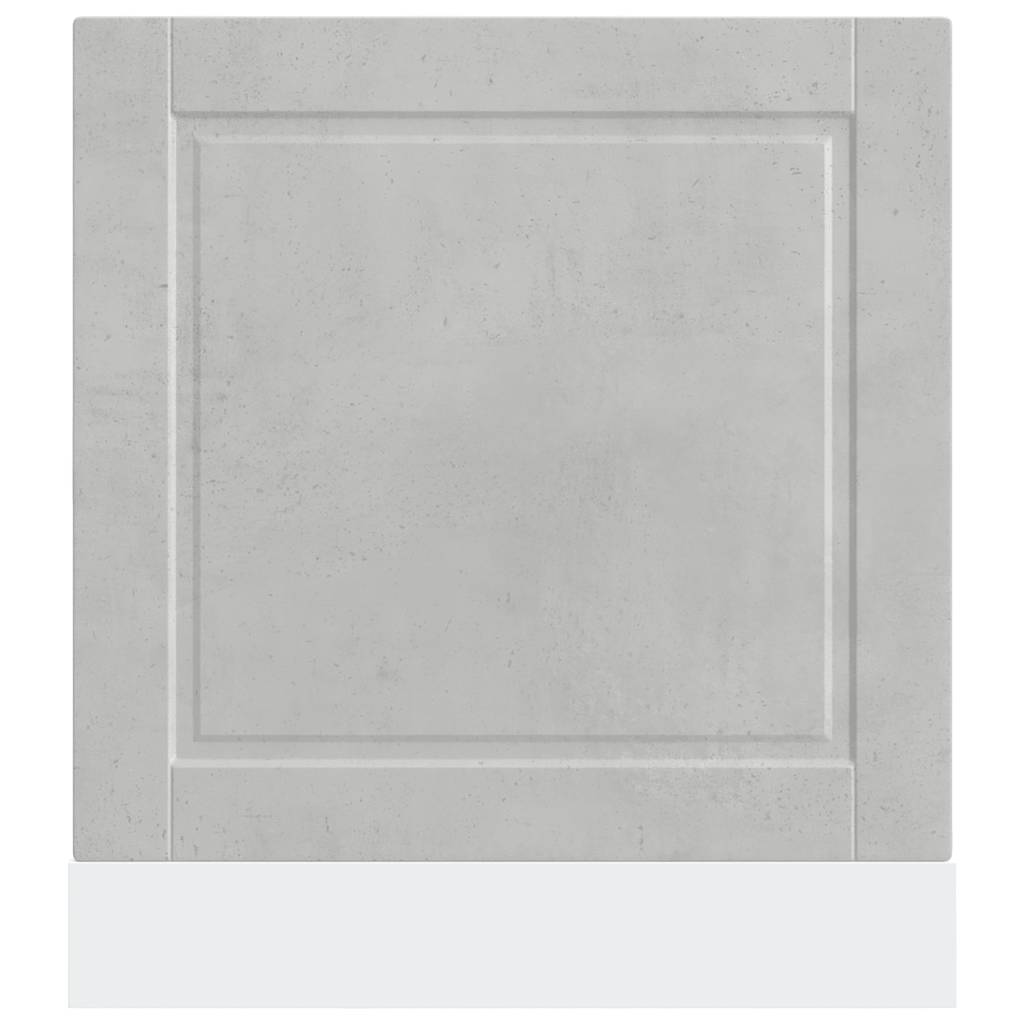 Dishwasher Panel "Porto" Concrete Grey 60x1.5x57 cm