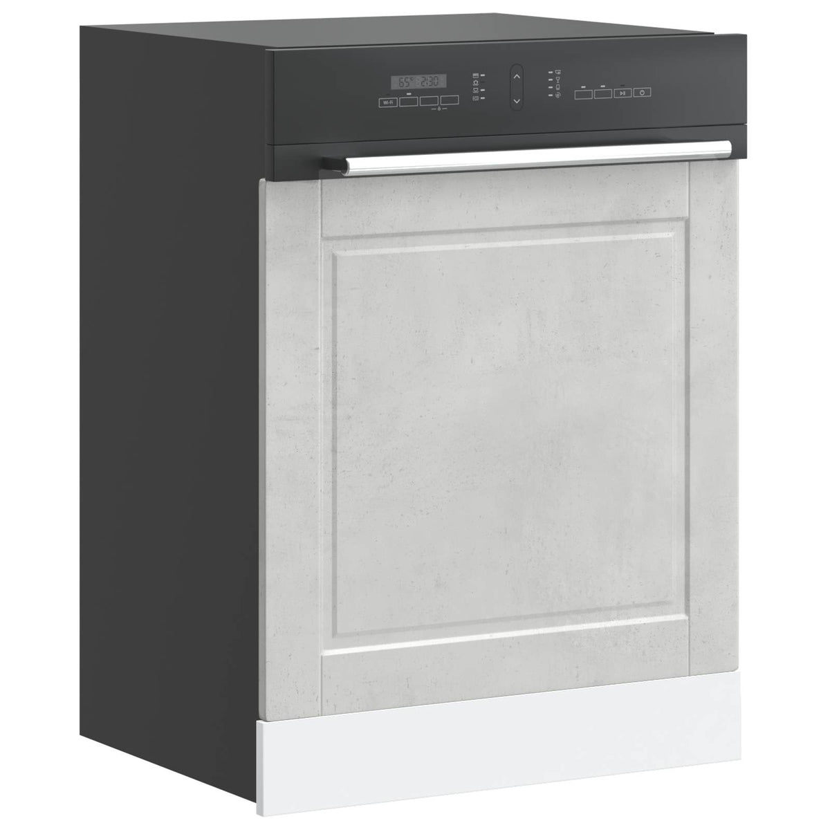 Dishwasher Panel "Porto" Concrete Grey 60x1.5x57 cm