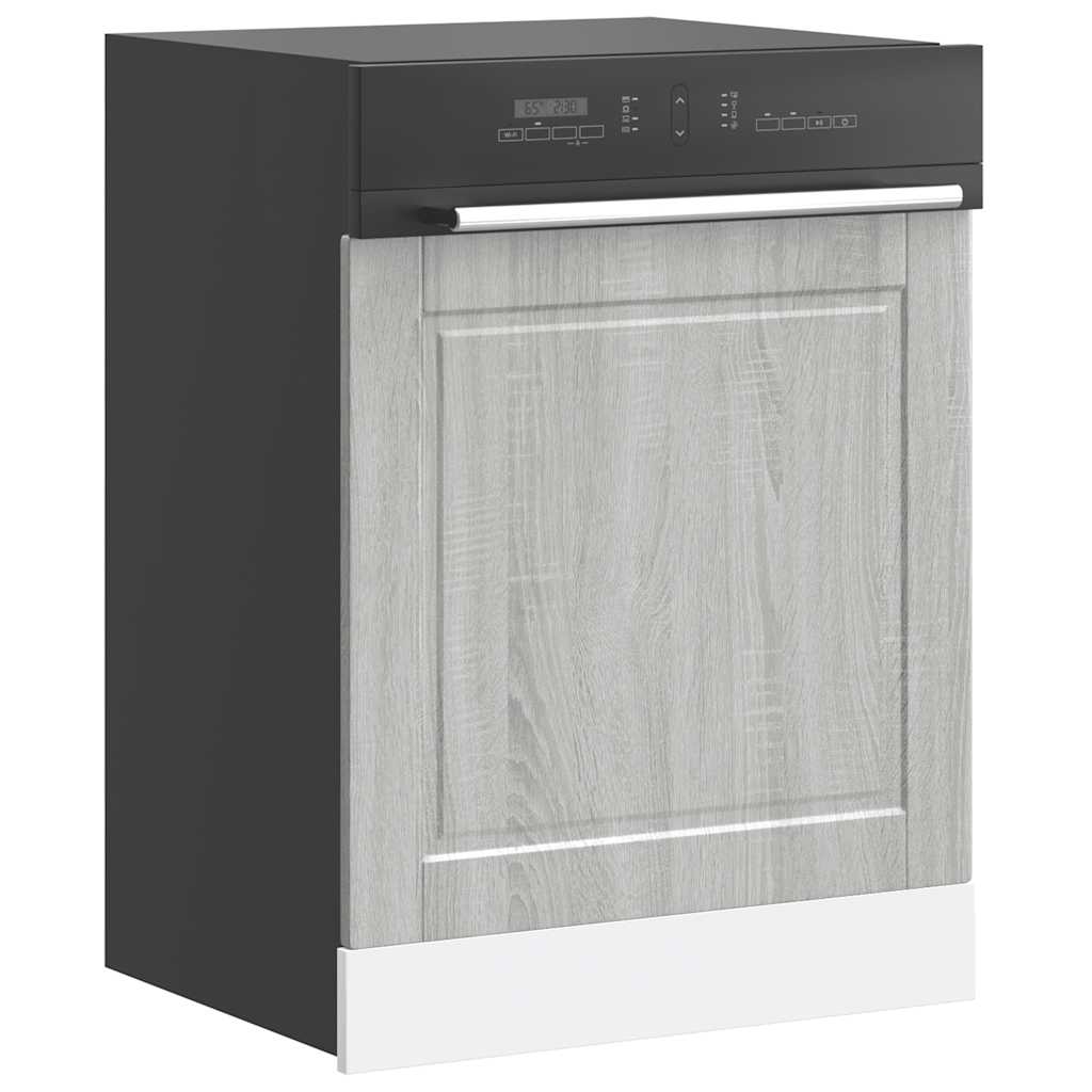 Dishwasher Panel "Porto" Grey Sonoma 60x1,5x57 cm Engineered Wood
