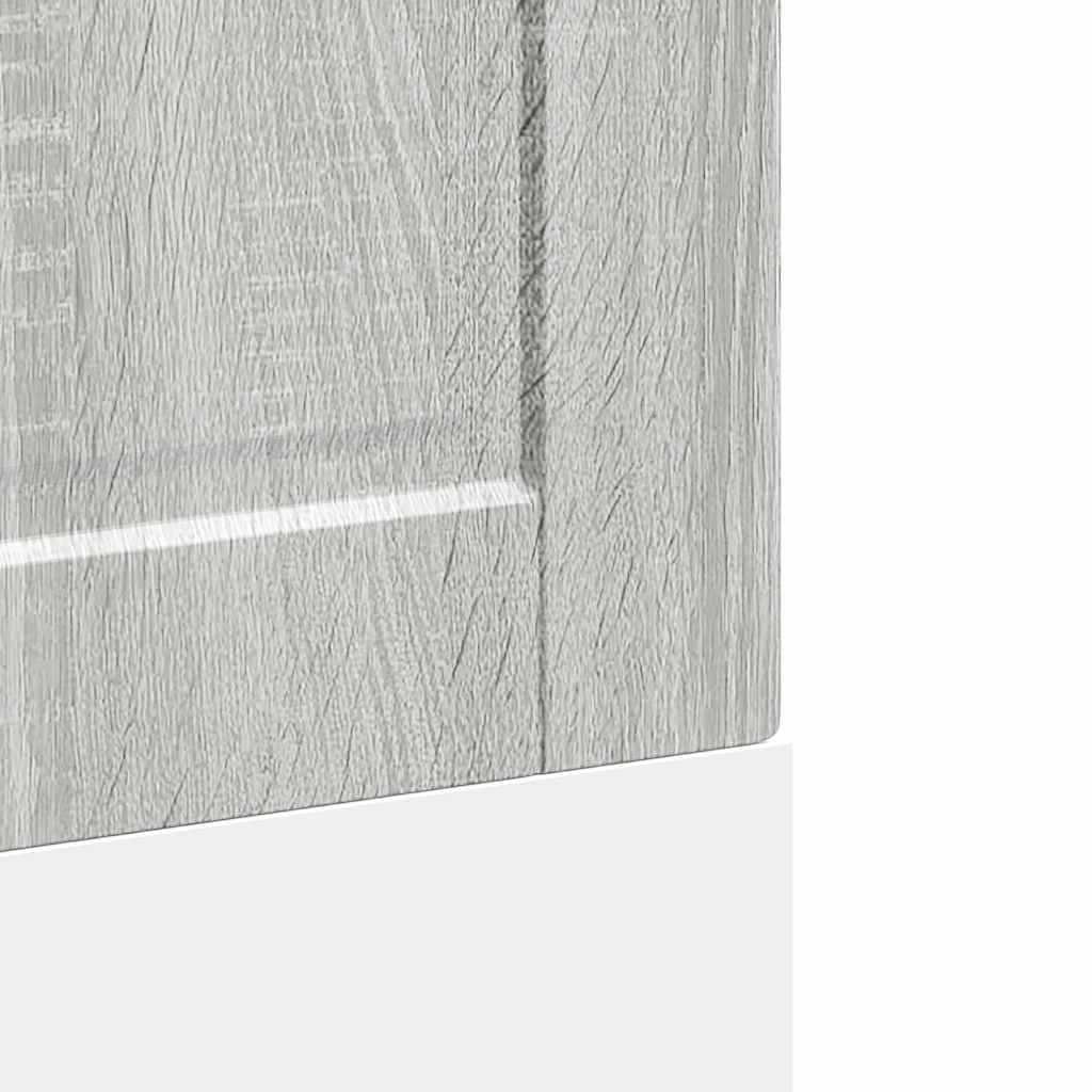 vidaXL Dishwasher Panel Porto Grey Sonoma 60x1.5x67 cm Engineered Wood