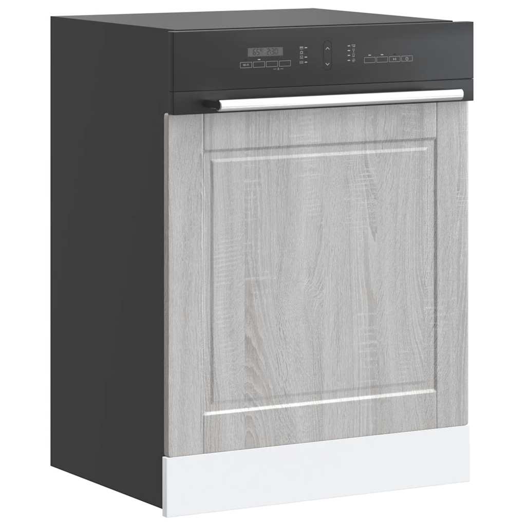 Dishwasher Panel "Porto" Grey Sonoma 60x1,5x57 cm Engineered Wood